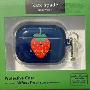Kate Spade Navy AirPods Pro Case Strawberry Design Final Sale